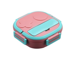 Fiambrera De Acero Inoxidable Con 3 Compartimentos, Gran Capacidad, Color Rosa, Para Uso Doméstico Y Al Aire Libre.