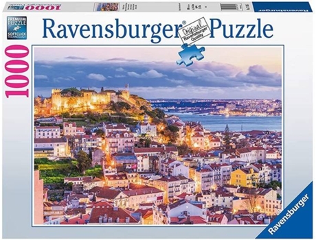 Puzzle RAVENSBURGUER Puzzle 1000P Lisboa Y Su Castillo (Edad Minima: 12 Anos)