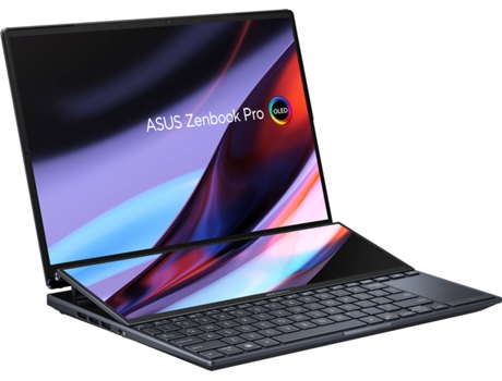 Portátil ASUS ZenBook Pro 14 Duo OLED UX8402VV-P1025W (14.5'' - Intel Core i7-13700H - RAM: 16 GB - 512 GB SSD - NVIDIA GeForce RTX 4060)