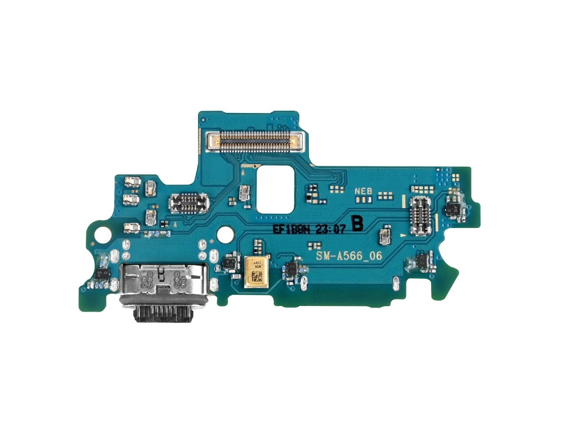Conector USB C original Samsung para Galaxy A56 con lector de SIM azul Samsung
