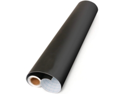 Vinilo permanente negro mate para decoración de interiores, revestimiento autoadhesivo para estantes, ideal para escribir, dibujar, marcar con tiza y cortar.