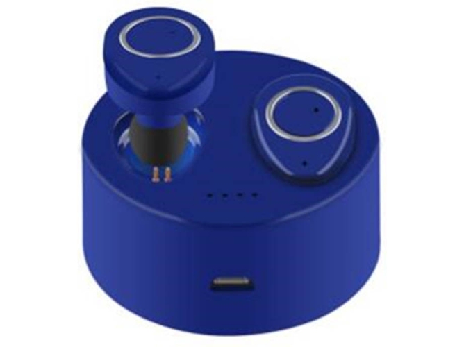 Auriculares Bluetooth True Wireless WJS ZH0024 (In Ear - Micrófono - Azul)