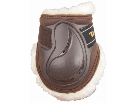 Protectores de menudillos de piel de oveja para caballos T de T Design