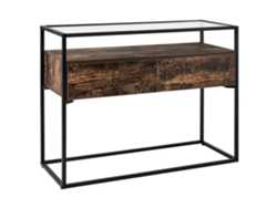 Aparador de diseño moderno BELIANI Mauk de MDF Negro 100x40x80