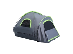 Tienda de campaña Succebuy para camioneta de 1,9 a 2 m, impermeable, para 2 o 3 personas, con almacenamiento