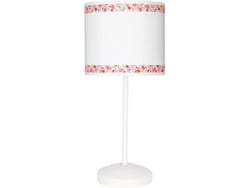 Lámpara de Mesa FABRILAMP Cenefa (Rosa - E14 - Máx. 40W - Metal)