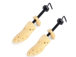 2026 Juego de 2 ensanchadores de zapatos de madera para hombre y mujer con tapa para la articulación.