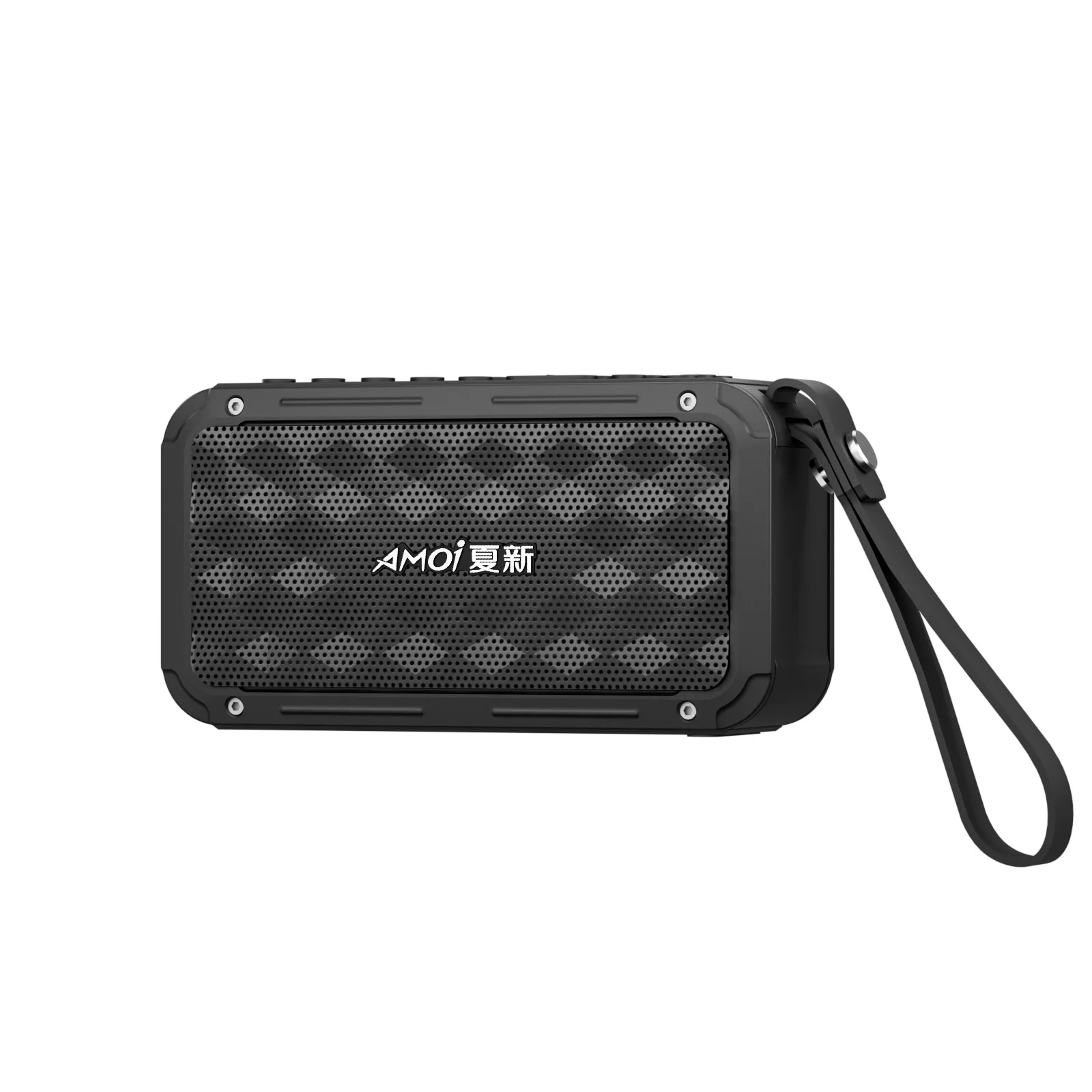 Radio Fm Portátil Recargable (negra), Altavoz Bluetooth, Compatible Con Grabación, Tarjeta Tf, Usb Y Reproducción Aux.
