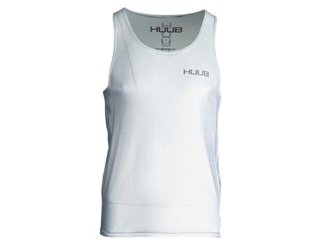 Camiseta sin Mangas de Hombre para Fitness HUUB Technical Blanco (M)