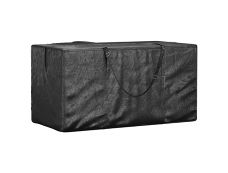 MAISON EXCLUSIVE Bolsa para árbol de Navidad polietileno negro 150x75x75 cm