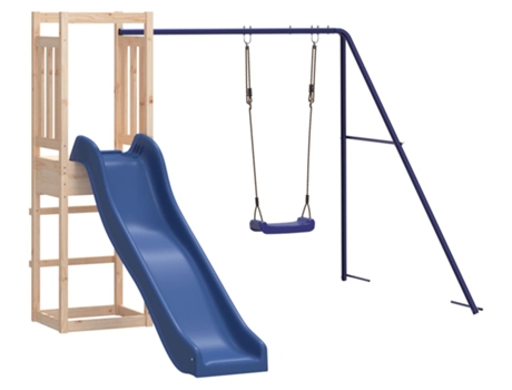 Parque Infantil De Exterior VIDAXL Marrón Madera