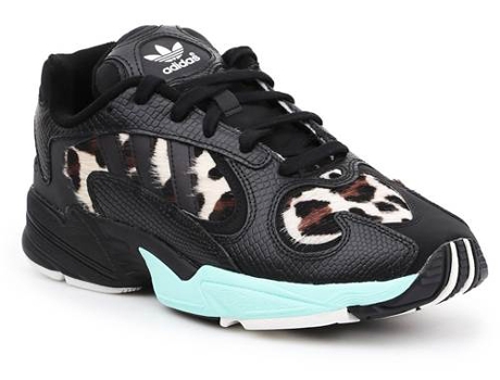 Zapatillas Deportivas ADIDAS Yung1 Hombre (Negro, verde claro - Material Sintético - 44,6)