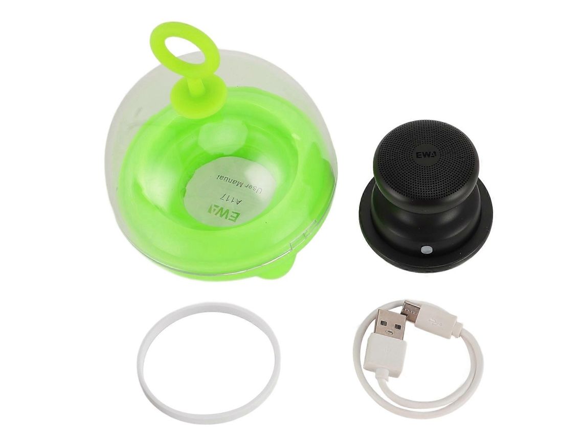 Mini altavoz portátil con base magnética, sonido potente, compacto, impermeable para acampar, negro Yunzii