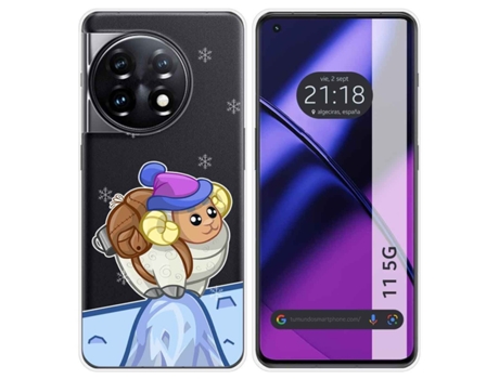 Funda Silicona Transparente para Oneplus 11 5G diseño Cabra Dibujos
