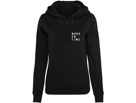 Sudadera con capucha para mujer MISTER TEE Never On Time