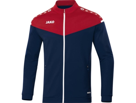 Chaqueta para Niños JAKO Polyester Champ 2.0 (Azul Mariño y Rojo - 5/6 Años )