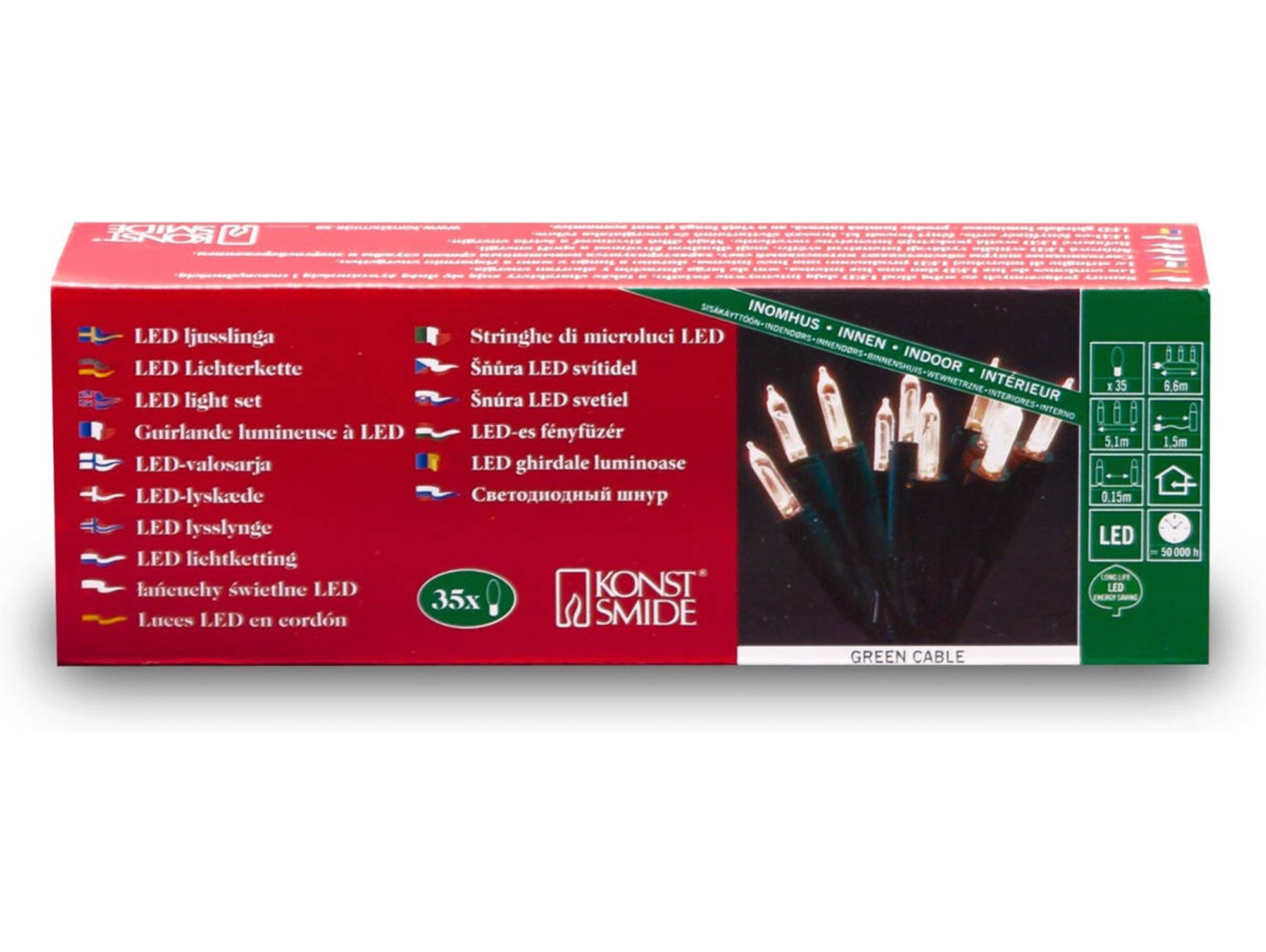 Luz Decorativa KONSTSMIDE Light set 35 LED
