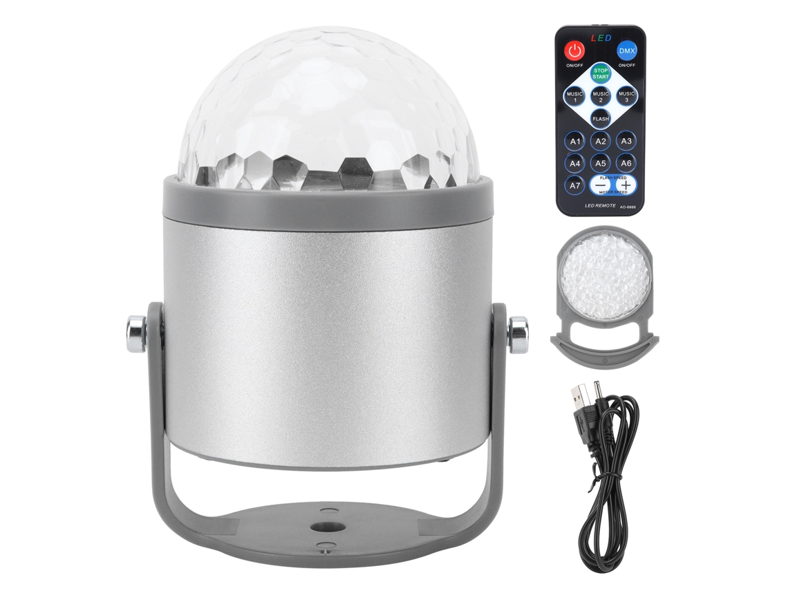 2026-lámpara Proyector Led Con Control Remoto Giratoria Y Activada Por Sonido Para Hogar Coche Ktv Decoración
