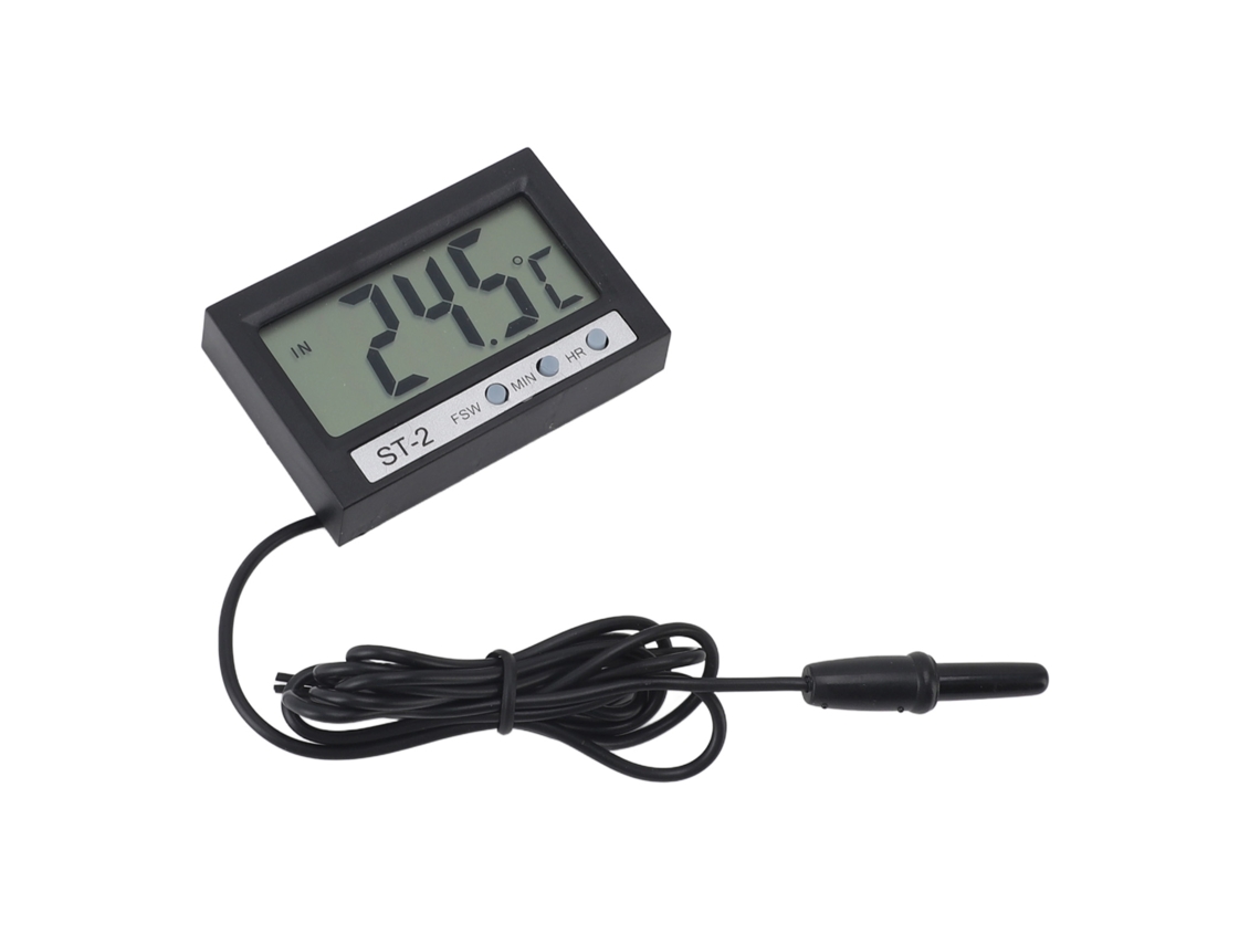 Termómetro Digital Para Coche Con Medición De Temperatura Interna/externa Dual, Preciso Para Acuarios, Frigoríficos Y Laboratorios.