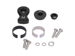 Brazo De Servo Ajustable 25t De Aluminio Para Coches Rc 1/10, Longitud 29.5mm, Negro