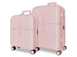 Juego de maletas PEPE JEANS Mia rosa claro (48x70x28cm 116l)