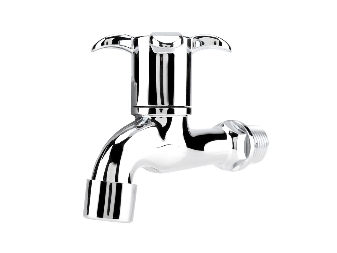 Grifo De Plástico Para Lavabo De Lavadora, Baño, Con Caño Y Monomando N.° 4