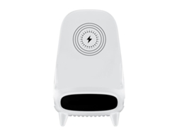 Mini Silla Con Cargador Inalámbrico Portátil De 15 W, Altavoz Y Soporte Para Teléfono Móvil.