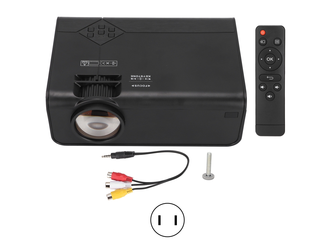 Proyector portátil (estéreo Hi-Fi, control remoto)