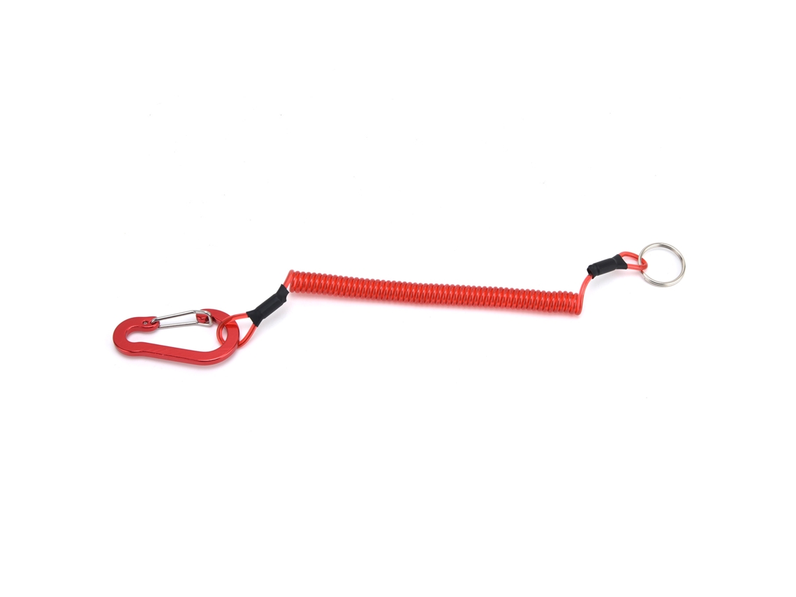 Cuerda De Pesca Retráctil Con Sistema De Seguridad De Resorte, Acero Inoxidable + Tpu, 1,2 M, Para Adultos.