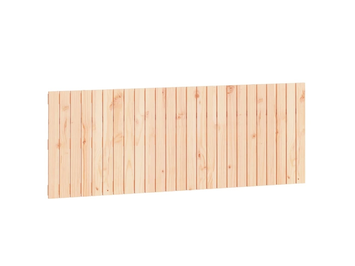 VIDAXL Cabecero De Cama De Pared Madera Maciza De Pino 159,5x3x60 cm