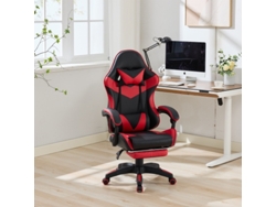 Silla De Juego Ergonómica Giratoria De 360 ° Para Oficinas Y Juegos Color Rojo Oscuro