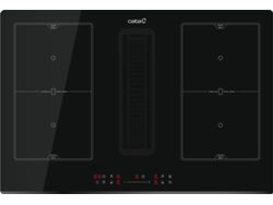 Placa de Indução com Exaustor CATA IAS 7024 (Elétrica - 77 cm - Preto)