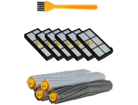 Kit de piezas de repuesto de cepillo de rodillo de filtros ad-hepa para Irobot Roomba 980 990 900 865 866 800 Kit de accesorios