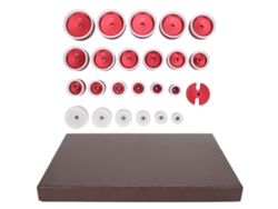 Juego de matrices para herramientas de relojero, máquina para prensar cajas de relojes.