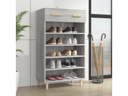 Zapatero Organizador 60X35X105 Cm Derivados de Madera Gris Sonoma