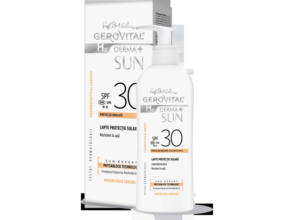 Bronceador solar en crema GEROVITAL para unisex