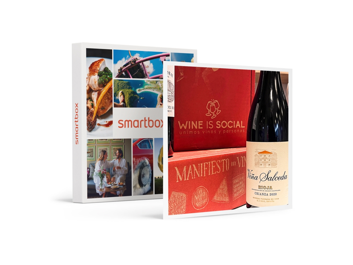 Caja Regalo SMARTBOX Wine Is Social: 2 Botellas de Vino a Domicilio