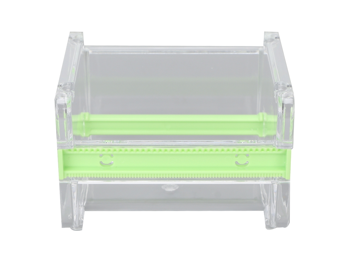 Cortador De Cinta Transparente, Dispensador Visible Para El Hogar, La Escuela Y La Oficina, Rollo De Cinta Verde