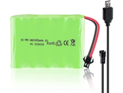 Pieza para Teledirigidos 1 pila recargable 6V Ni-MH 2400 mAh