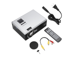 Proyector de pantalla grande con corrección trapezoidal óptica y resolución Full HD 1080p