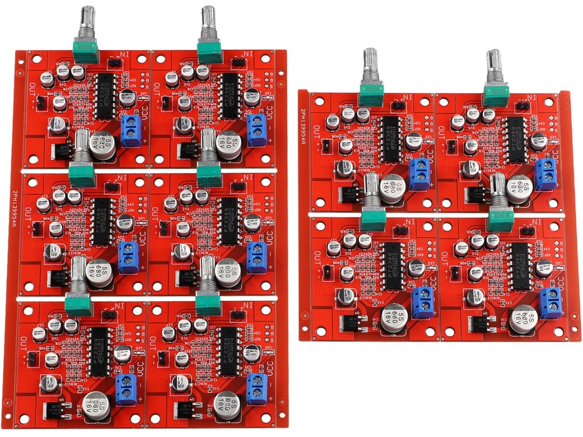 10 Unidades De Placa De Reverberación Para Micrófono Pt2399 Sin Preamplificador Para Cc De 6v-15v