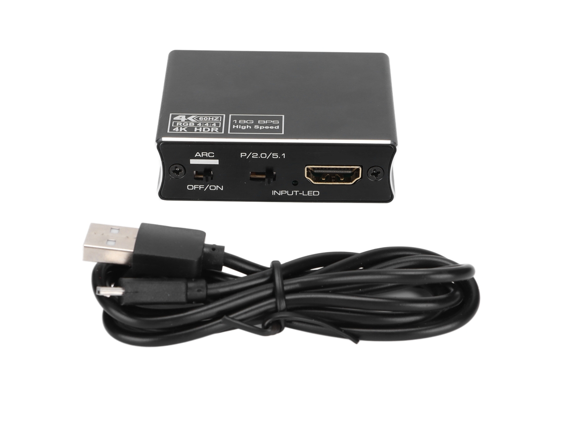 Interfaz Multimedia Audio Extractor Hd 4kx2k Para Ps4 Con Salida Digital/analógica