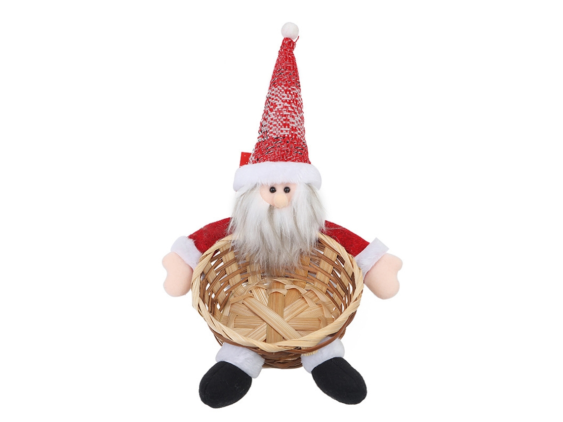 Cesta de dulces navideños, almacenamiento para fiestas navideñas TRUYUETY