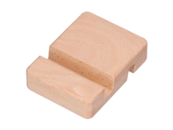 HYMNORA Soporte para Teléfono de Madera Compacto Duradero Universal Simple y Estiloso para Hogar Oficina