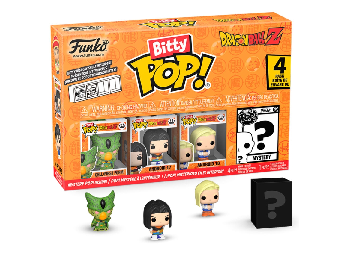 Blister 4 Bitty Pop Dragon Ball Z Frieza Funko Muñecos