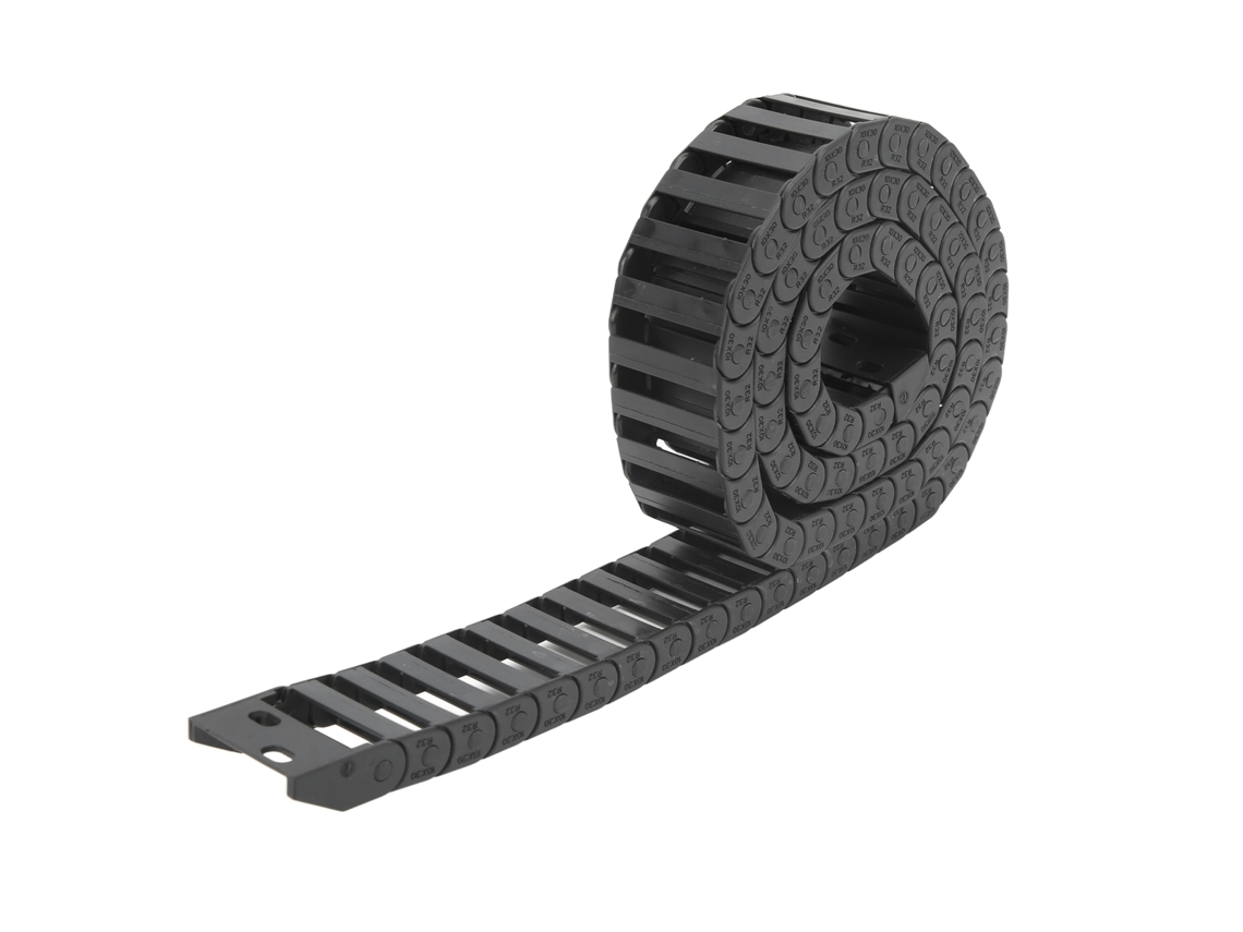 Cadena portacables de 10 x 30 mm y 1 m con conector para CNC