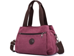 Bolsas De Lona Crossbody Para Mulheres, Bolsas De Bolsa Multicompartimento