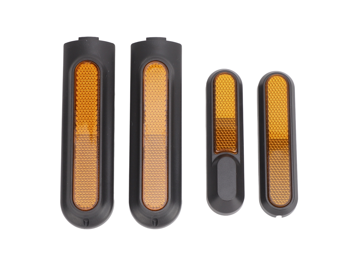 2026-4pcs Tapa De Rueda Trasera Para Patinete Eléctrico Xiaomi Pro4 Mi4 Abs Cubierta Decorativa Con Pegatinas Reflectantes