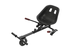 Accesorio de asiento para portabebés personal, altura ajustable, ajuste universal, negro.