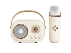 Mini máquina de karaoke Máquina de karaoke para niños y adultos Karaoke con micrófono Altavoz Bluetooth portátil Yizhood
